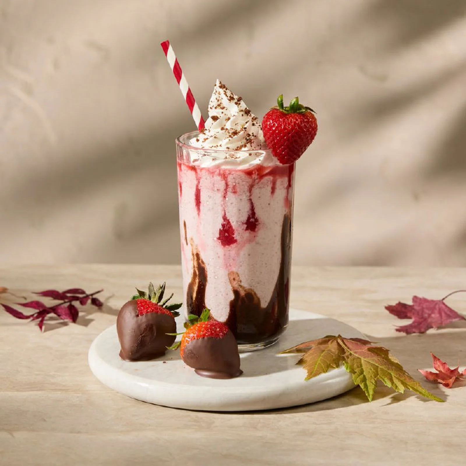 Strawberry Chocolate Milkshake